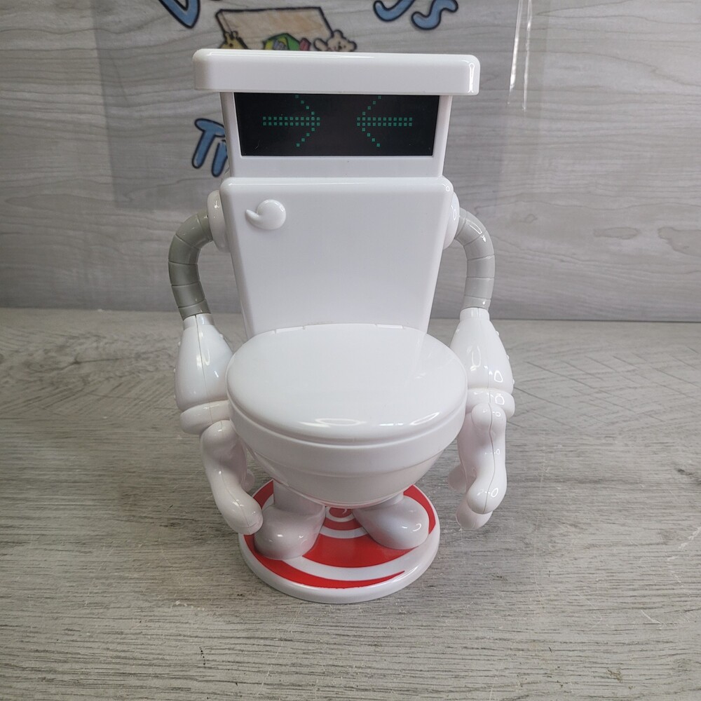 Captain Underpants Talking Toilet Figure Dreamworks Just Play Toy 2017 Works!